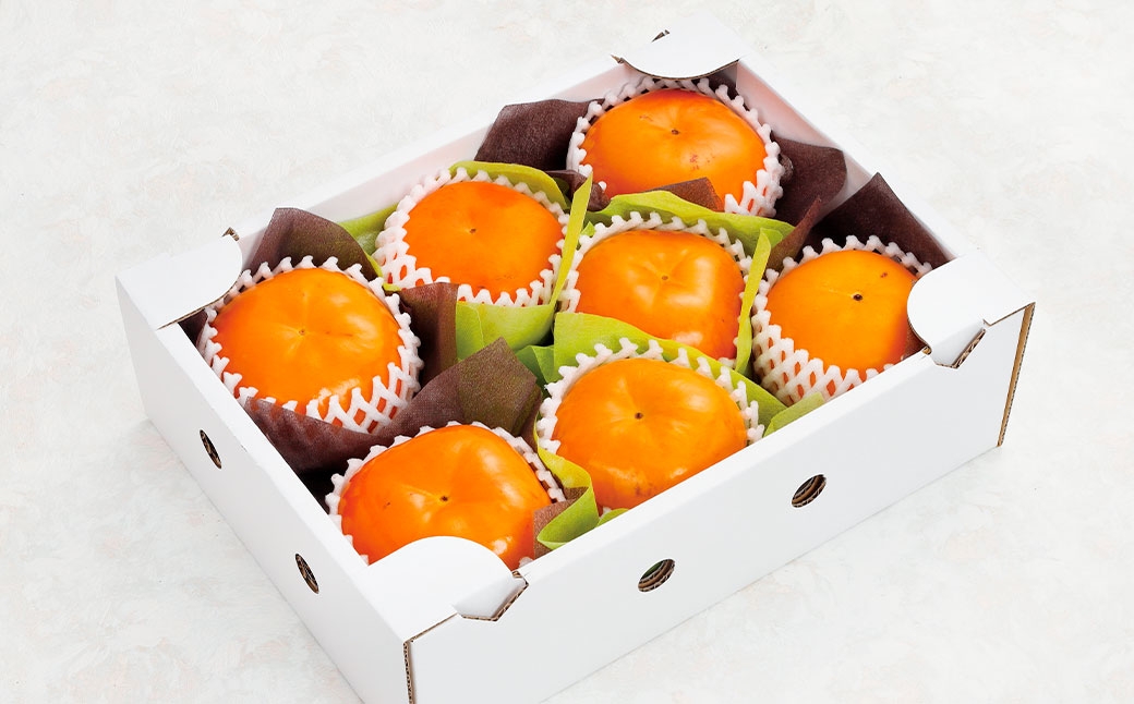福岡限定オリジナルブランド甘柿 秋王 優品 約1.8kg（5～7玉入）