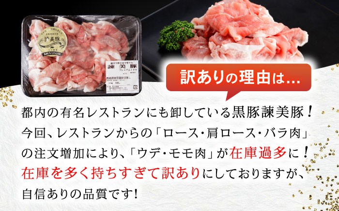 訳あり 訳あり商品 わけあり 黒豚 豚肉 ぶたにく 小分け 切り落とし 冷凍 パック 豚うで 豚ウデ 豚もも 豚モモ ブランド