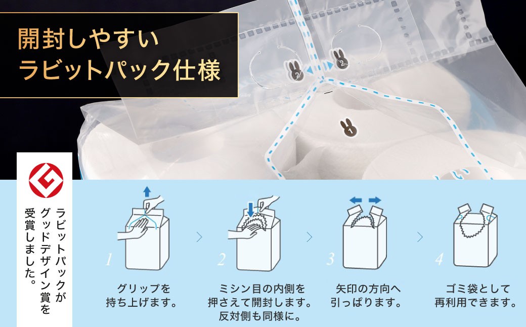 ふんわりホテルクオリティ 長さ2倍巻き 100ｍシングル 計72個
