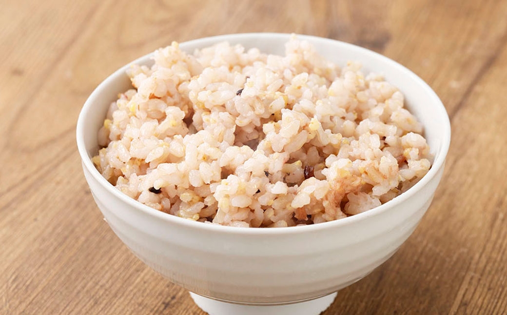 もっちり美味しい発芽玄米＋五穀 1,000g×6袋