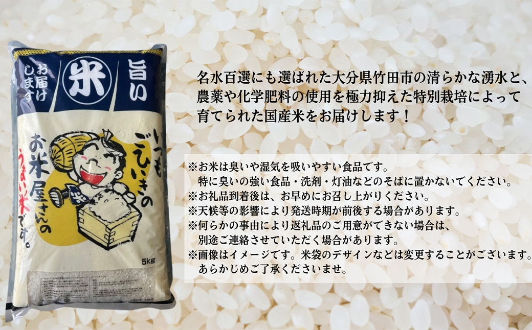 コシヒカリ×つや姫 2種米セット