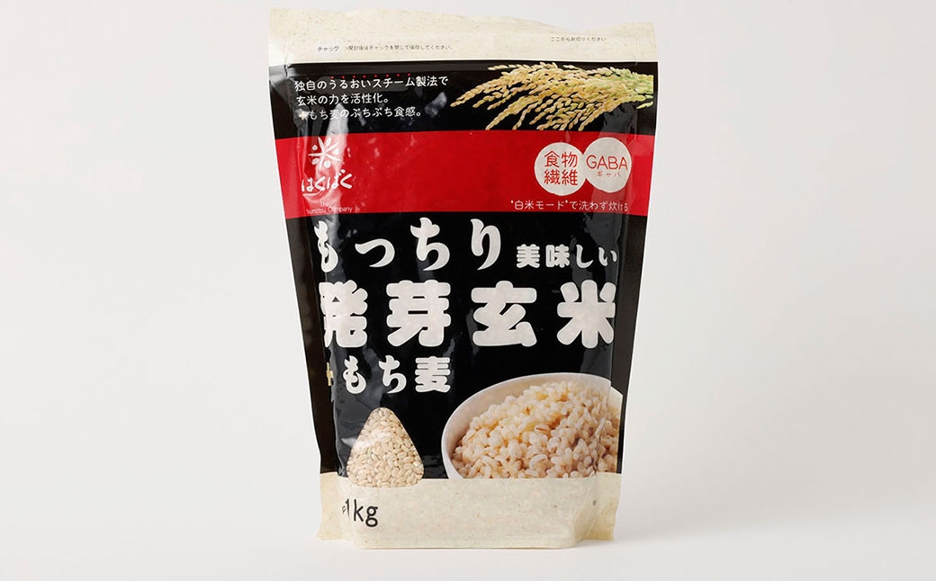 もっちり美味しい発芽玄米＋もち麦 1,000g×6袋