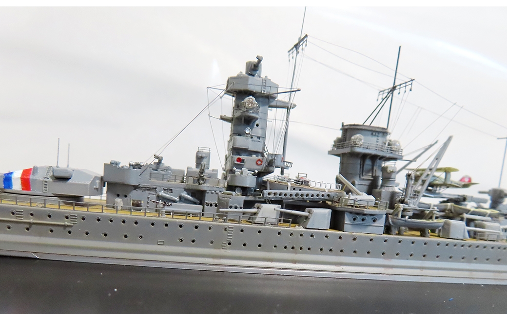 一点物 ドイツ海軍 装甲艦「グラフ ・ シュペー」1/700 （ 完成品 ） ピットロードベースプラモデル