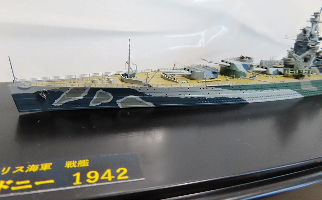 プロプラモデラーが作る！一点物イギリス海軍戦艦ロドニー1/700トランペターベースプラモデル