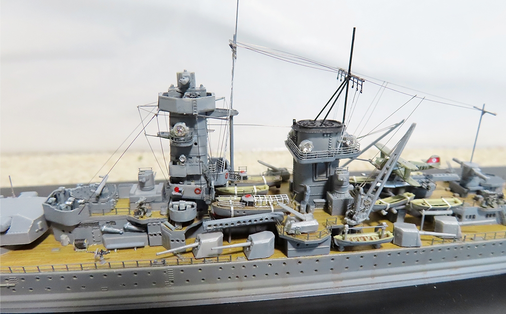 一点物 ドイツ海軍 装甲艦「グラフ ・ シュペー」1/700 （ 完成品 ） ピットロードベースプラモデル