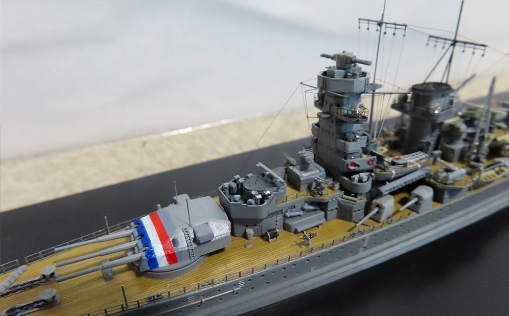 一点物 ドイツ海軍 装甲艦「グラフ ・ シュペー」1/700 （ 完成品 ） ピットロードベースプラモデル