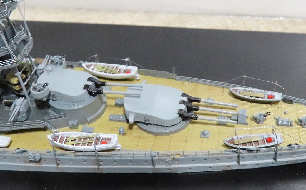 プロプラモデラーが作る！一点物イタリア海軍戦艦「コンティ・ディ・カブール」1/700（完成品）トライアンフベースプラモデル