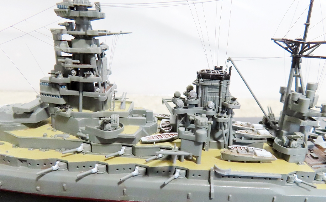 長門1942ミッドウェー1/700日本海軍戦艦アオシマベースプラモデル