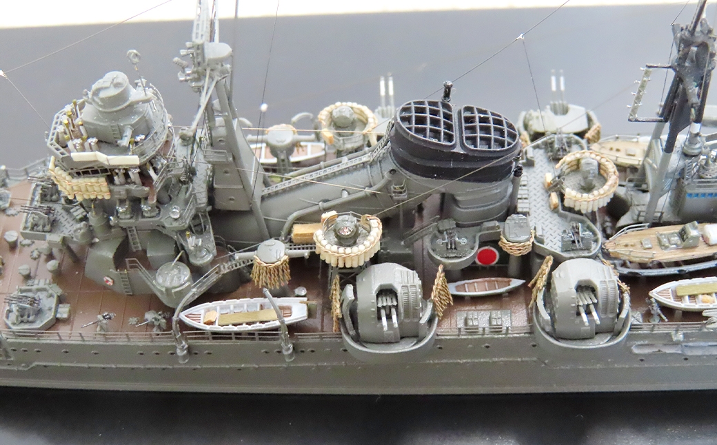 日本海軍 重巡洋艦 「鈴谷1944レイテ」1/750（ 完成品 ） フジミベースプラモデル