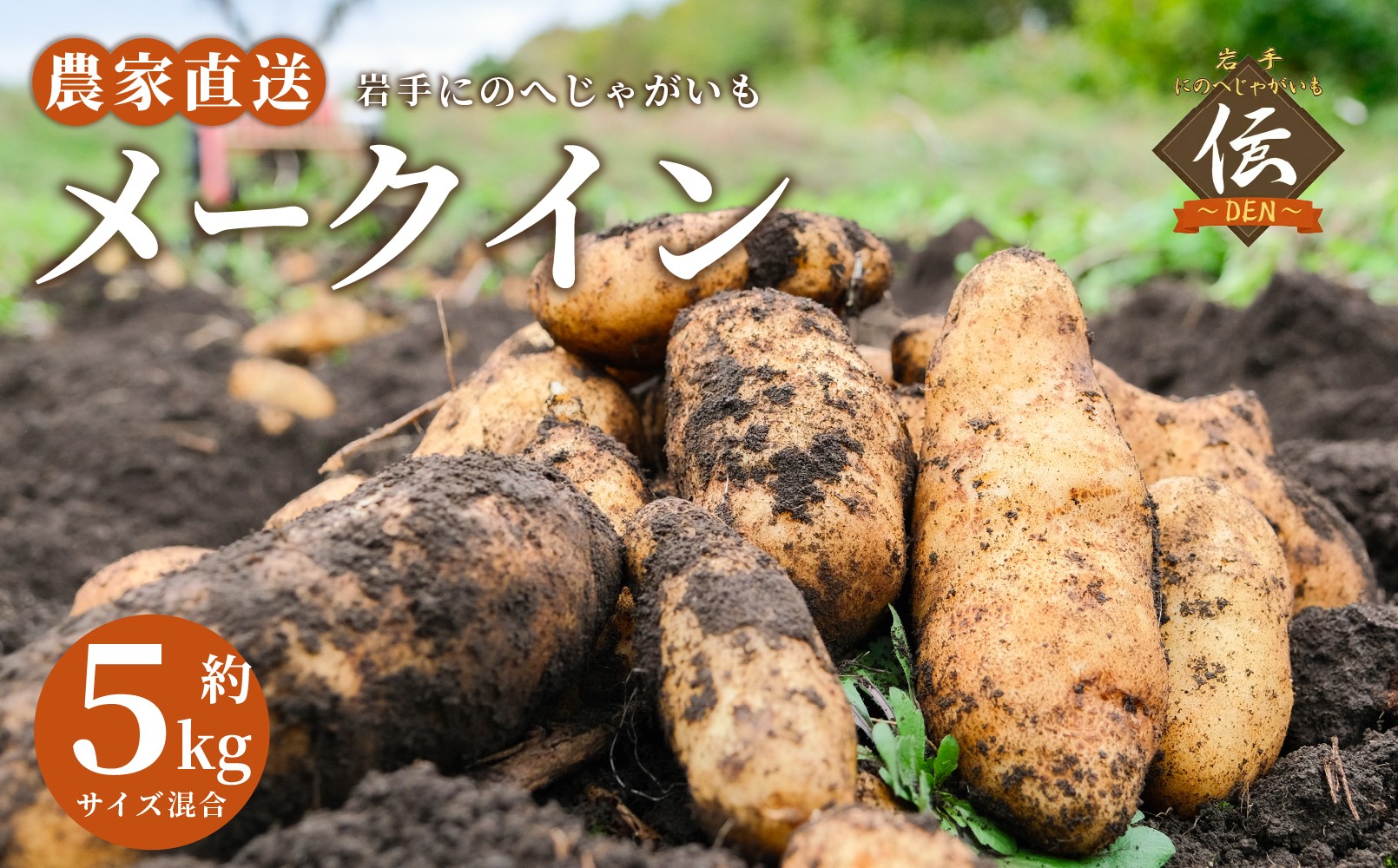 岩手にのへじゃがいも伝メークイン 5kg
