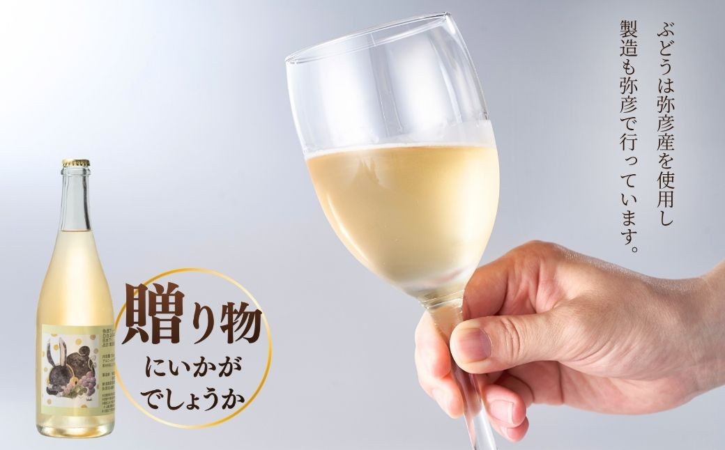 新潟産弥彦ブリューイング白泡2024年(果実酒:発泡性)750ml