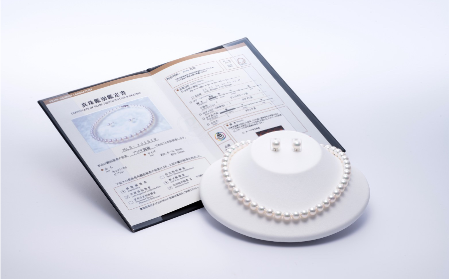 一生ものの真珠 オーロラ花珠 9-9.5mm