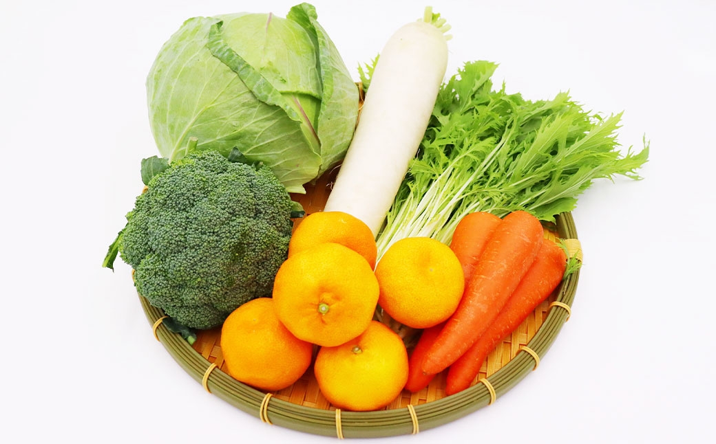 定番の野菜フルーツセット
