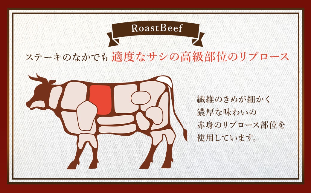 ローストビーフ 1.35kg（150g×9個）