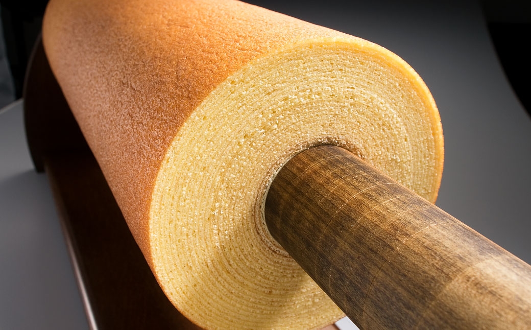 肥後木守菓 樵 バームクーヘン （ 直径 14cm × 高さ 8cm ）