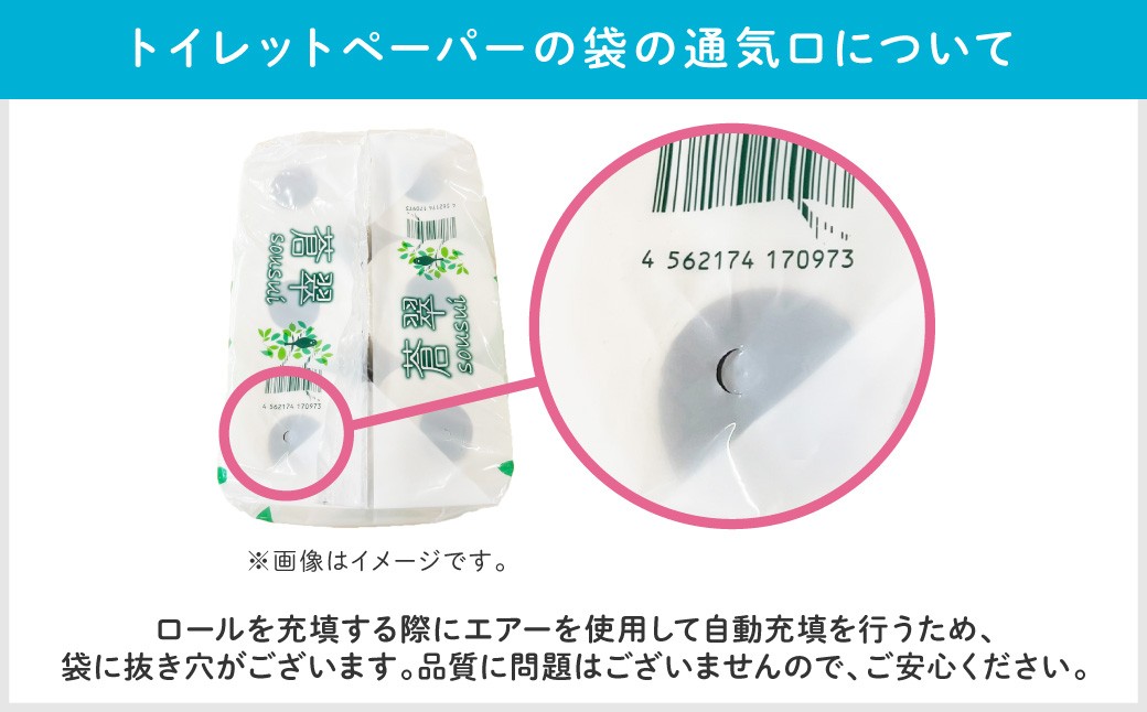 トイレットペーパー 蒼翠 96ロール ダブル巻