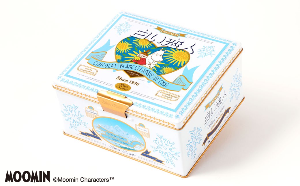 ムーミン オリジナルデザイン 白い恋人36枚缶 SUMMERデザイン