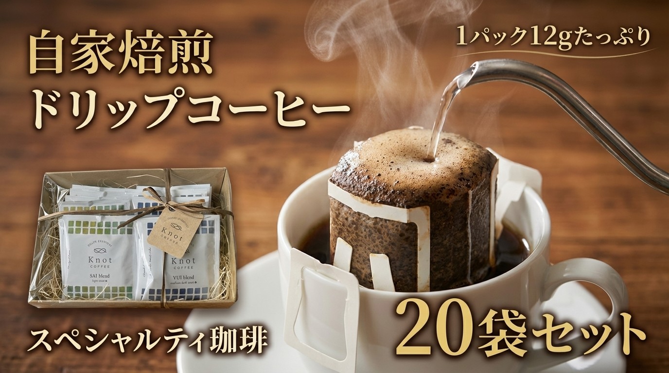 自家焙煎スペシャルティコーヒーのドリップバッグ詰め合わせギフト