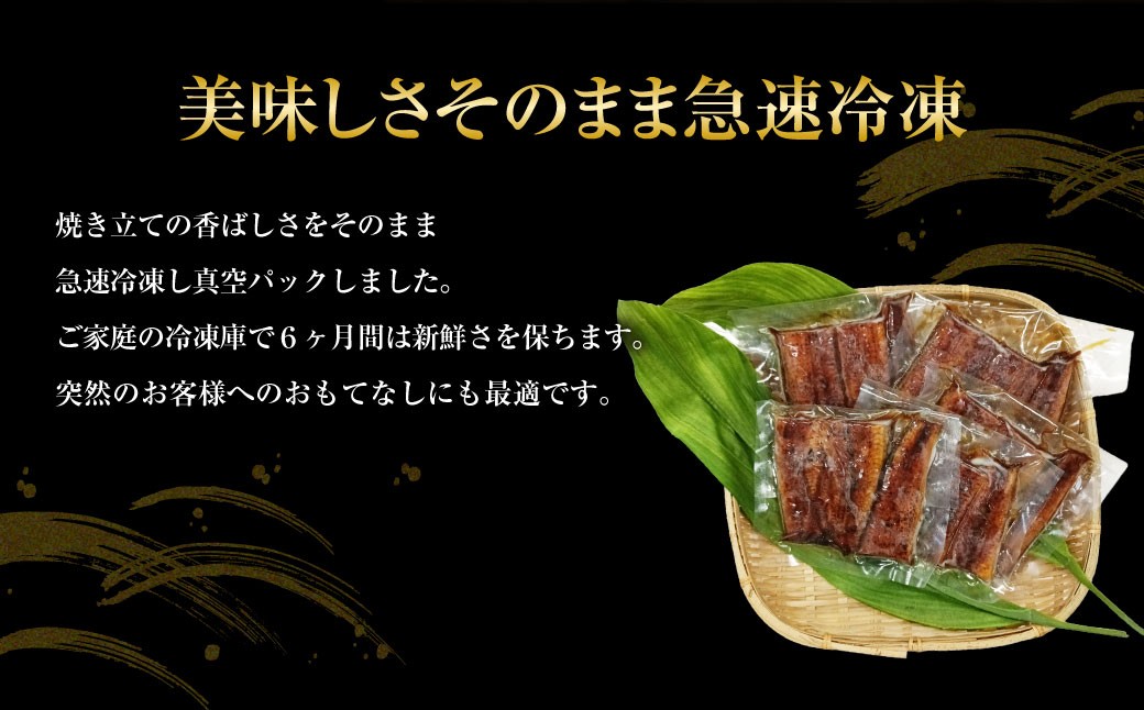 王鉄興業 木曽三川うなぎ長焼きセット 130g×5枚 （計650g）