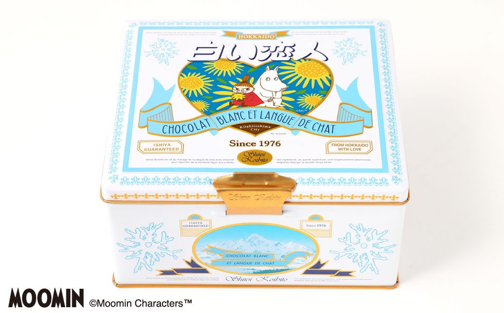 ムーミン オリジナルデザイン 白い恋人36枚缶 SUMMERデザイン