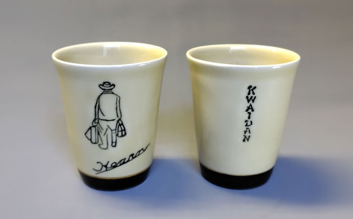 怪談 小泉八雲 ラフカディオハーン 陶器 工芸 コラボ カップ 島根 松江 人気