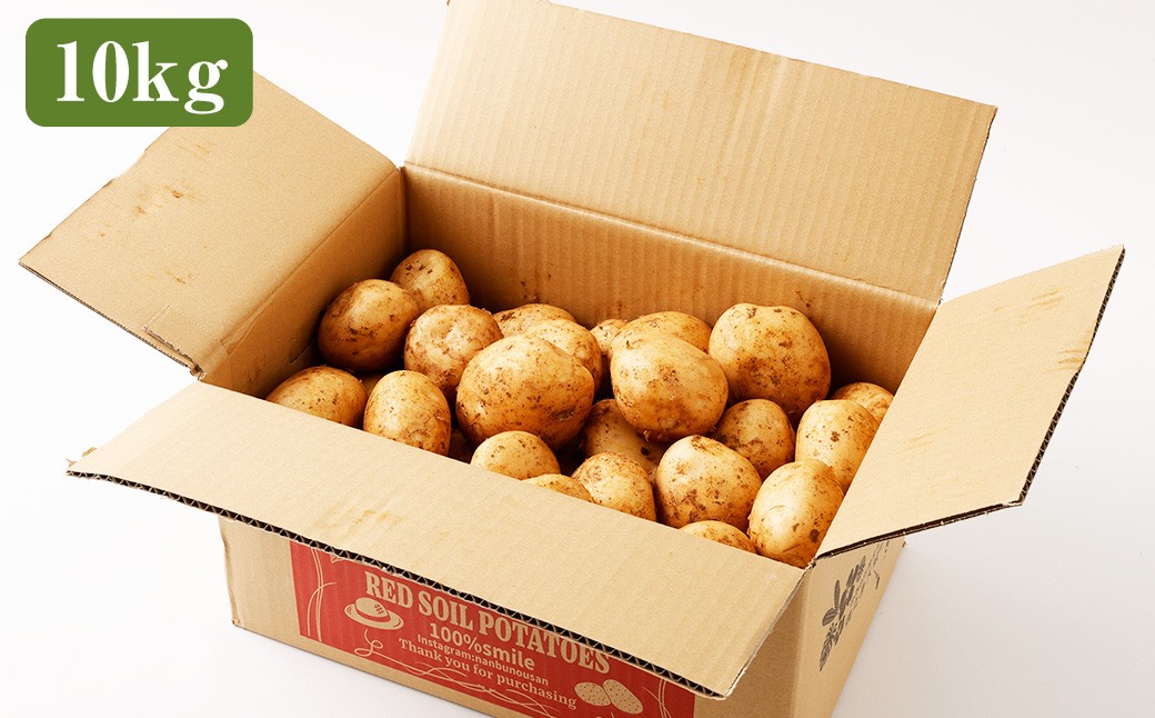 【農家直送】 徳之島 天城町産 赤土じゃがいも 10kg （ M～2L サイズ混合 ）