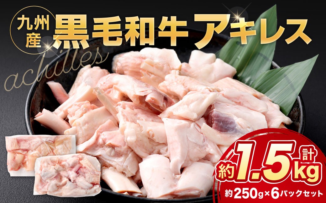 九州産 黒毛和牛 アキレス 約1.5kg（250g×6パック）