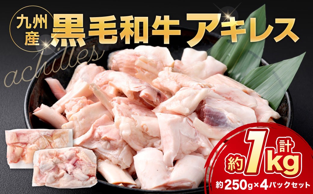 九州産 黒毛和牛 アキレス 約1.0kg（250g×4パック）