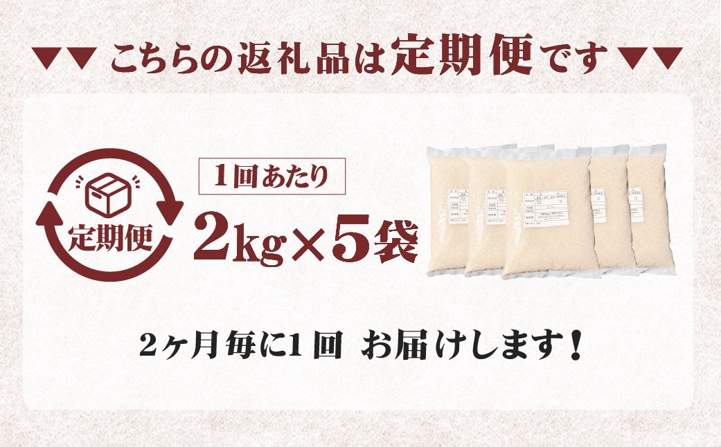 阿蘇だわら（玄米）10kg（2kg×5袋）