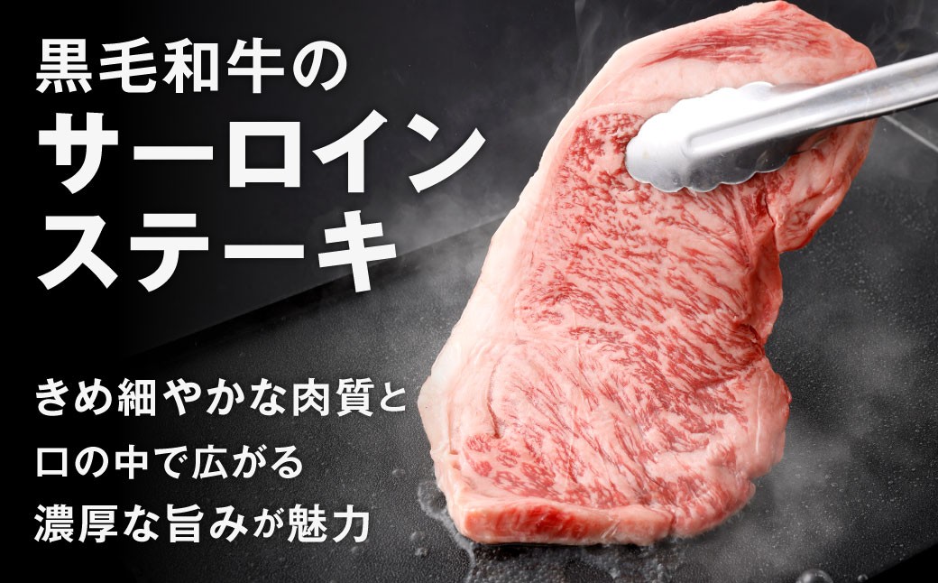 黒毛和牛サーロインステーキ 約500g（250g×2枚）