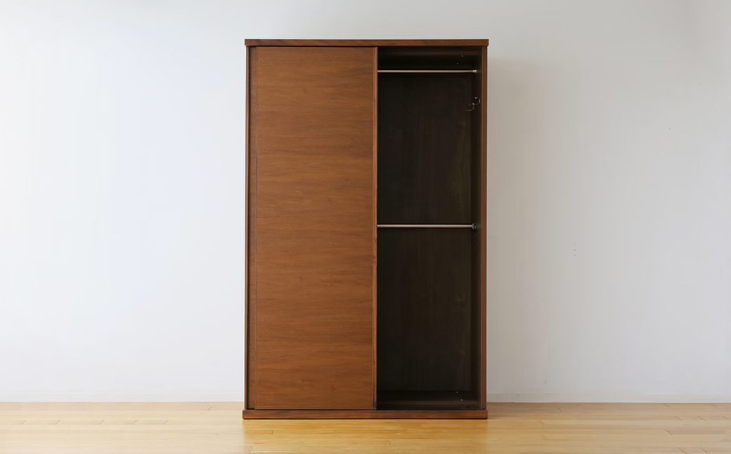 LECCEレッチェ120ワードローブウォルナット