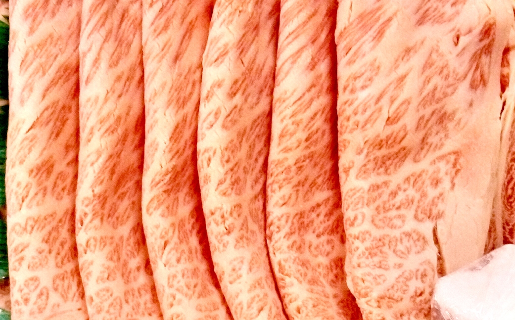 A5等級黒毛和牛肩ロースうす切り 約1kg