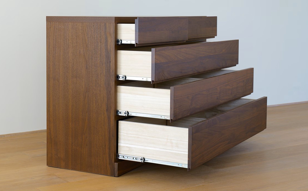 LECCE レッチェ 105ローチェスト ウォルナット