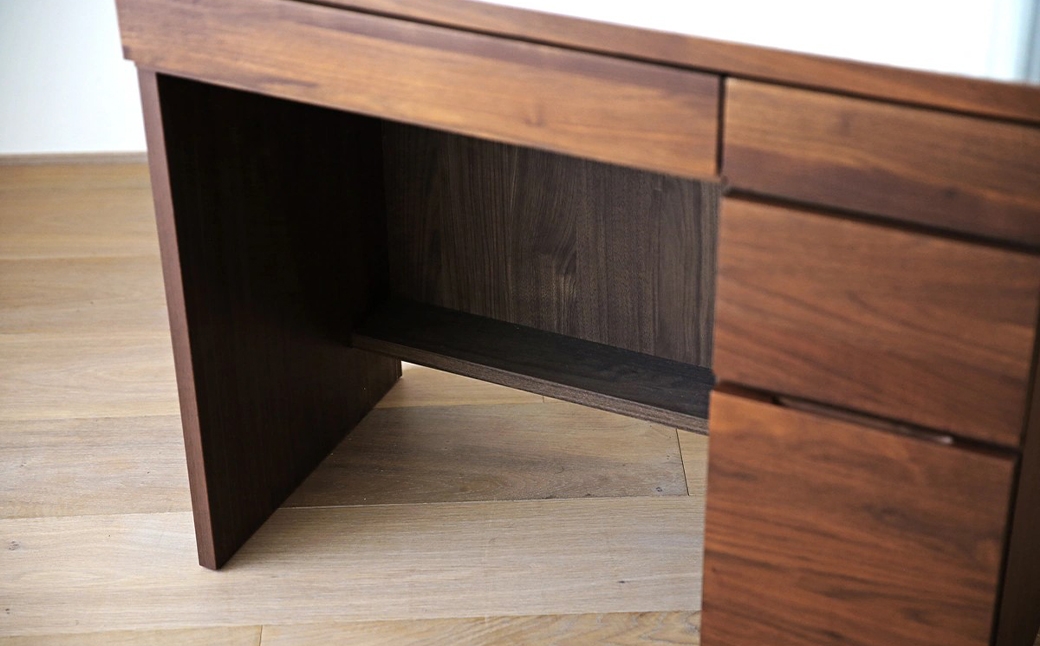 LECCEレッチェ80ドレッサー（椅子付き）ウォルナット