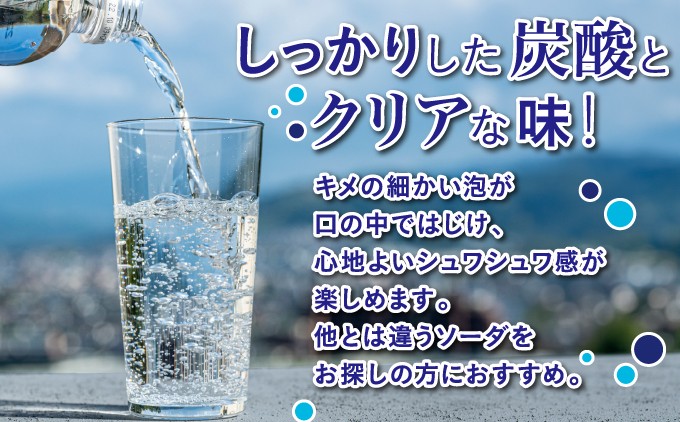 《大阪能勢の名水が生んだ強炭酸》しっかりとした炭酸とクリアな味。 ノセミネラルソーダ 300ml×24本 | 能勢酒造株式会社