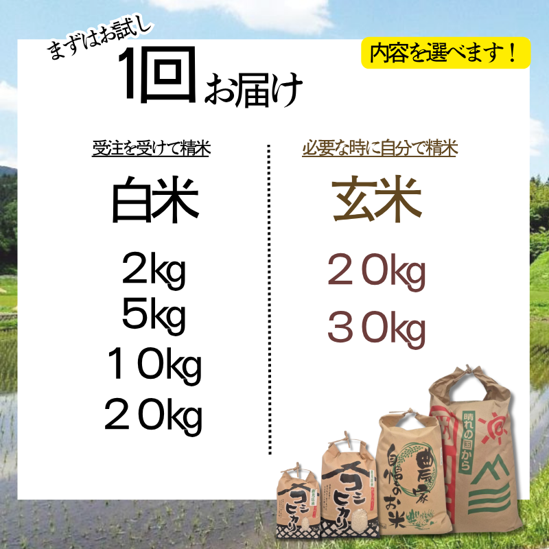 まずは1回お届け！美味しさを確かめてみてください。