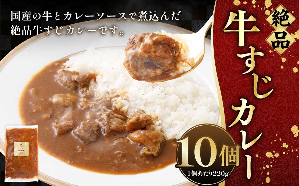 絶品牛すじカレー 10個入