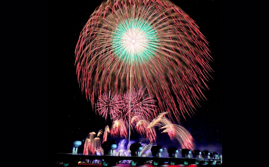 桑名水郷花火大会チケット4枚河川敷エリア