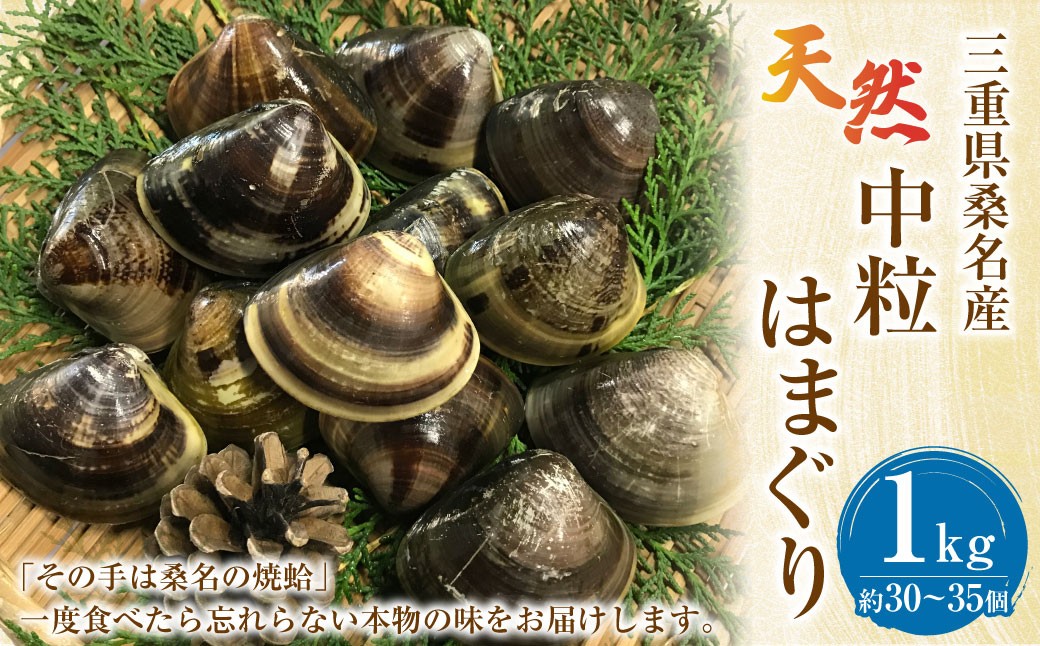 マルヨシ水産 桑名産中粒天然蛤 1kg