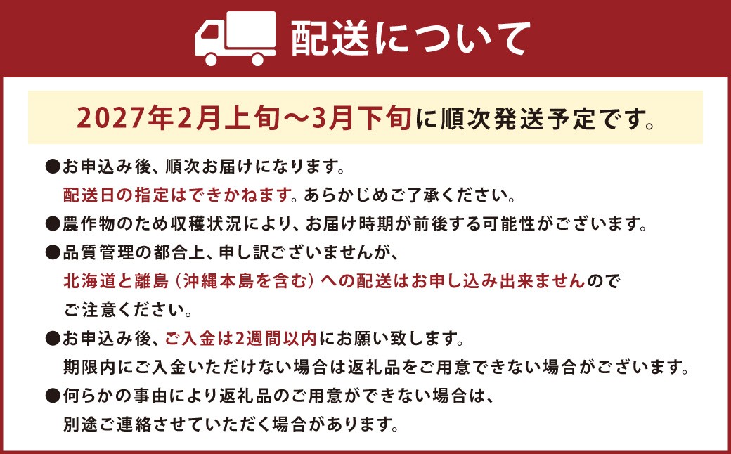 福岡産【春】あまおう3パック 