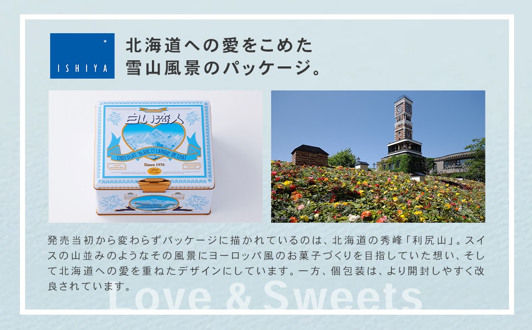 ムーミン オリジナルデザイン 白い恋人36枚缶 SUMMERデザイン