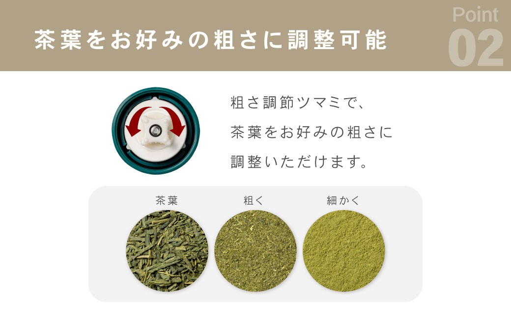 【京セラ】 セラミック お茶用ミル 40ml 1本