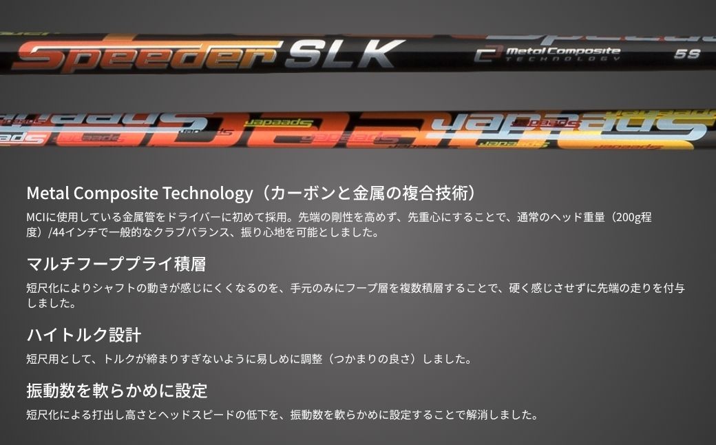 ゴルフ リシャフト ドライバー用シャフト Speeder SLK | OGS