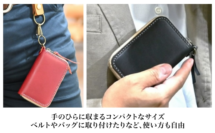 アンティークレザー 革 本革 レザー キーケース 鍵 革製品 本革 レザー ハンドメイド 職人技 キーケース ファスナー 人気
