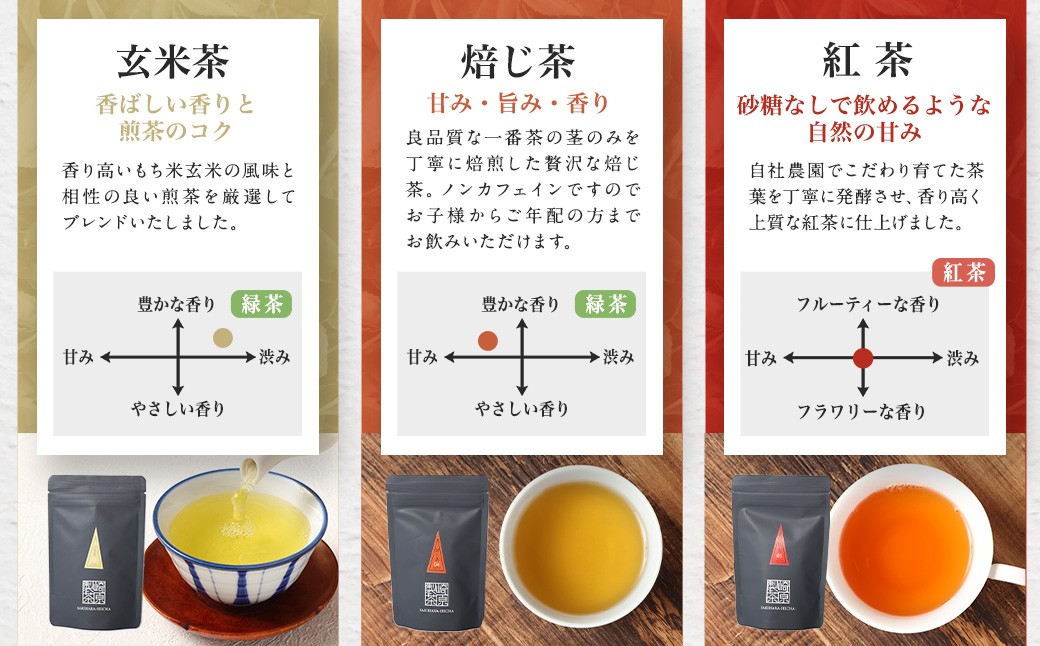 【お試し用】崎原製茶 ST1-9（9種セット）
