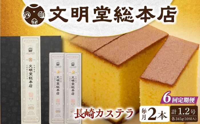 カステラ 長崎 贈答 ギフト 詰め合わせ 人気 和菓子 送料無料 常温 かすてら ざらめ ザラメ 文明堂 個包装 定期 定期便
