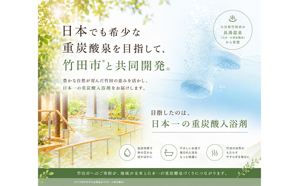 【数量限定】ホットタブ 重炭酸Bioスパークリングシャワー＋長湯ホットタブshower（シャワー）90錠×2袋
