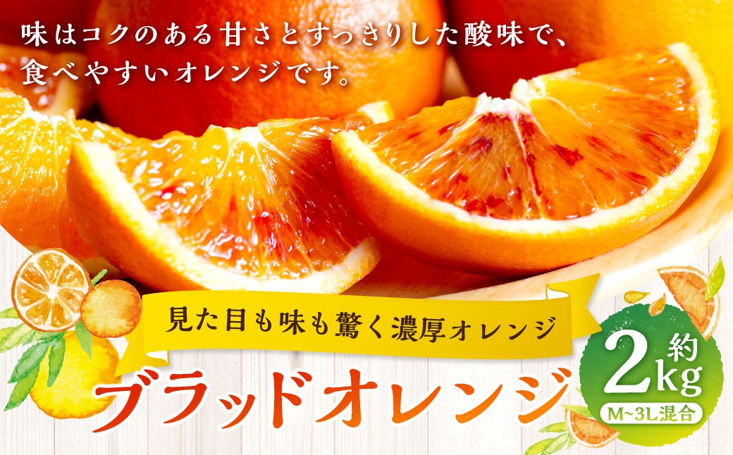 ブラッドオレンジ約2kg