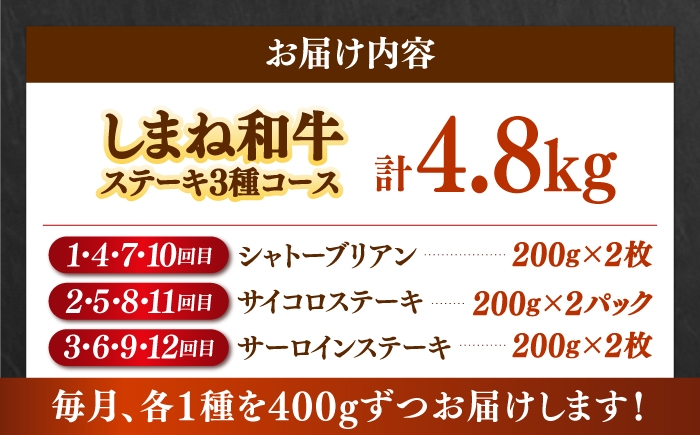 牛肉 定期便 シャトーブリアン サイコロステーキ サーロインステーキ