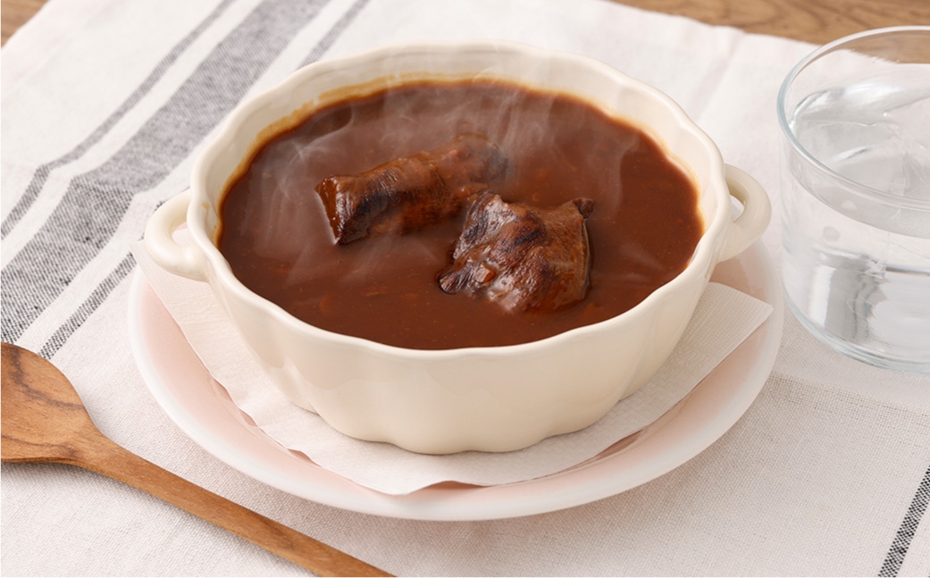 夜中にこっそり食べる大人の牛タンシチュー250g3個
